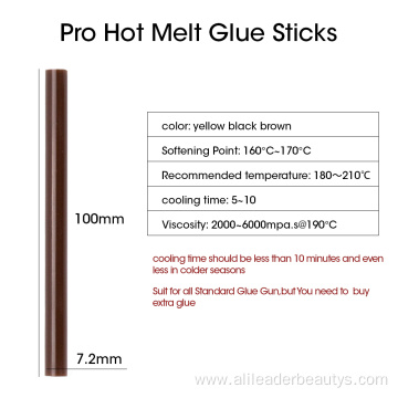 Keratin Hot Melt Adhesive Yellow Glue Stick